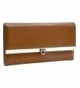 Dasein Classic Leather Tri Fold Checkbook