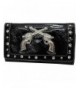 Western Rhinestone Fashion Tri fold Wallet