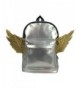 Casual Fashion Backpack Metallic Silver