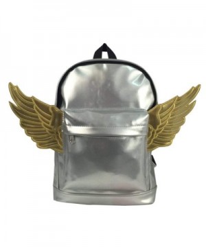 Casual Fashion Backpack Metallic Silver