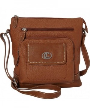 Aurielle Carryland Flip Flap Crossbody Tobacco