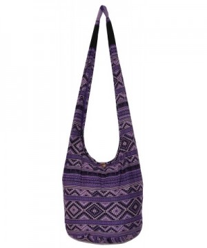 Elephant Hippie Bohemian Shoulder VioletBlack