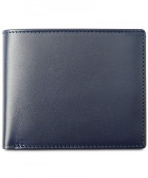 Handmade Blocking Genuine Leather Slimfold