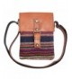Homespun Stripe Crossbody Shoulder Handbag