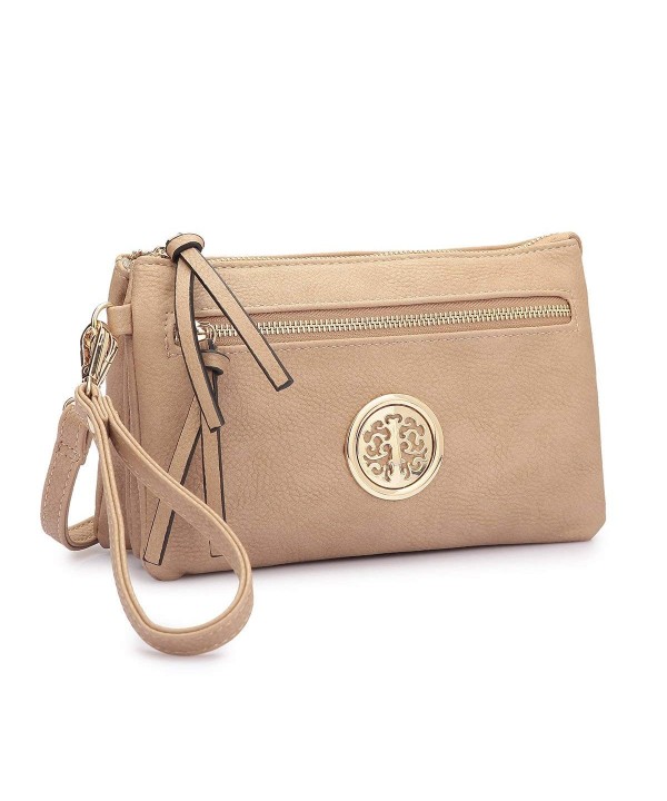 Multi pocket Wristlet Convertible Crossbody Shoulder