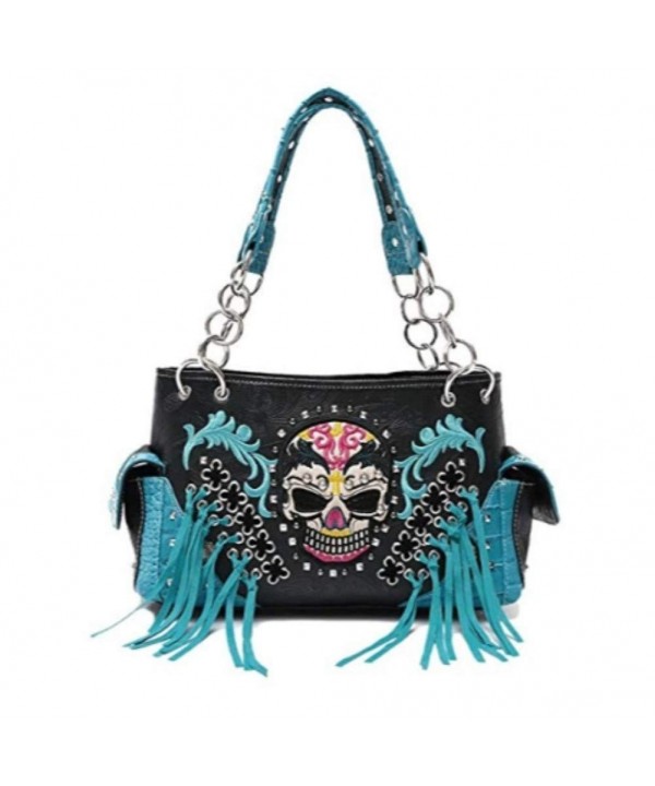 Western Handbag Whipstitch Concealed Shoulder