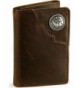 Jack Daniels Tri Fold Leather Wallet