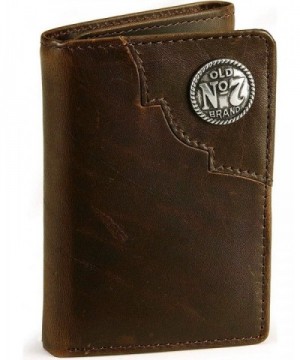 Jack Daniels Tri Fold Leather Wallet