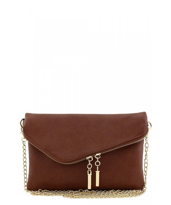 Envelope Wristlet Clutch Crossbody Chain