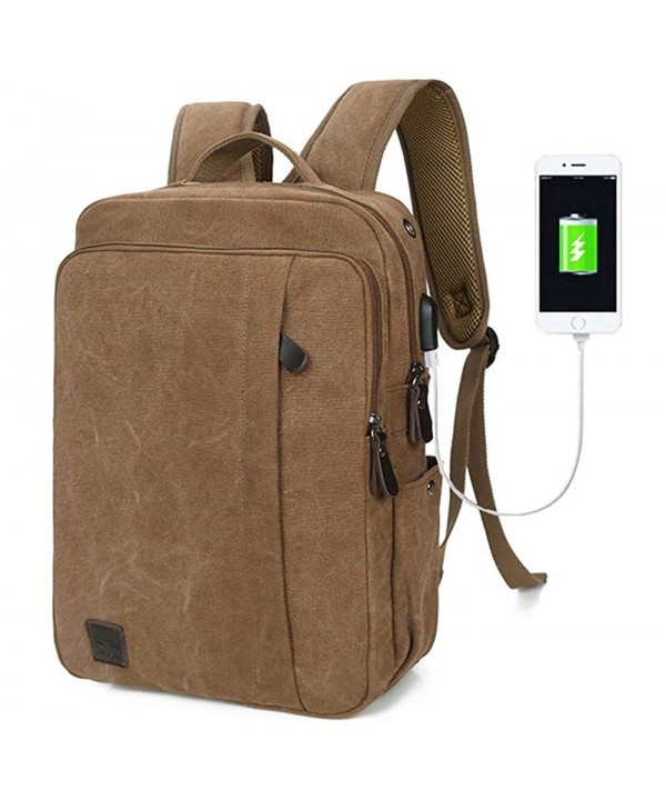 SHKEHO kehong Fashion Canvas Backpack Charging