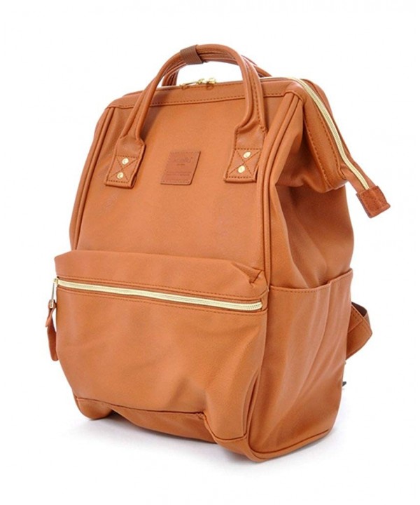 Anello Leather Square Shaped Backpack