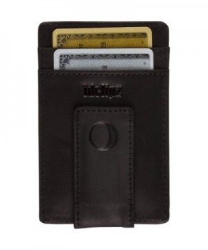 Slim Leather Money Clip Wallet