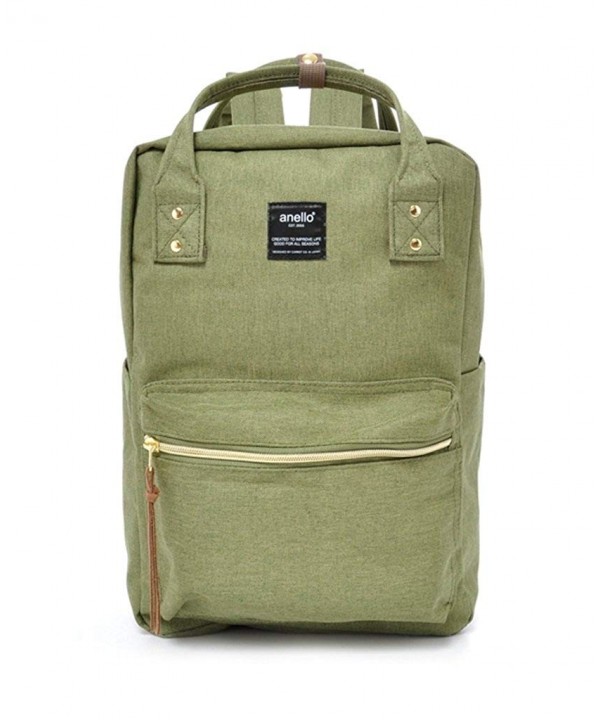 Anello Polyester Canvas Square Backpack