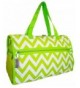 Karri Mate Chevron Duffle Bag Green