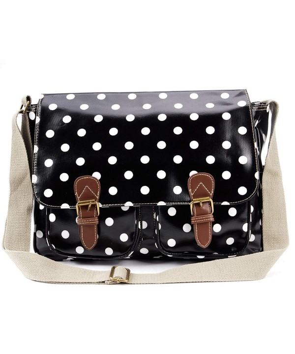 Anladia Oilcloth Messenger Satchel Shoulder