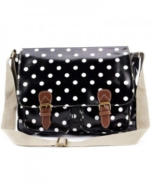 Anladia Oilcloth Messenger Satchel Shoulder