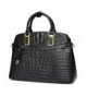 Genuine Top Handle Embossed Crocodile Handbags