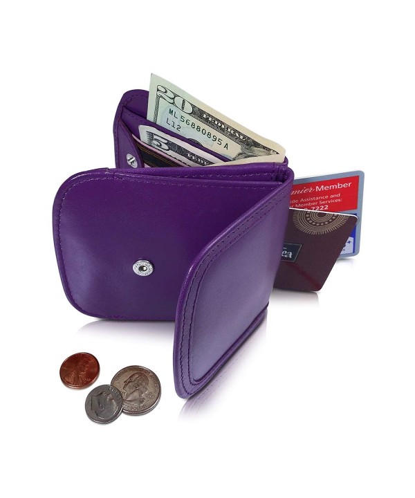 WALLET Folding LEATHER Minimalist Wallet