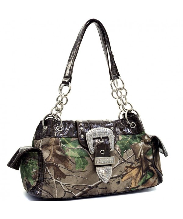 Realtree Camo Buckle Shoulder Bag