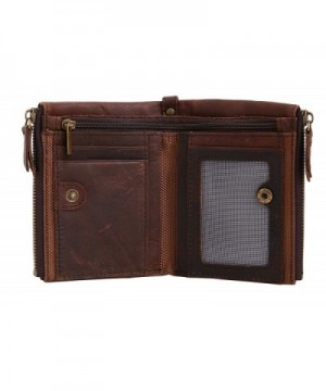 Easyoulife Genuine Leather Wallets Vintage