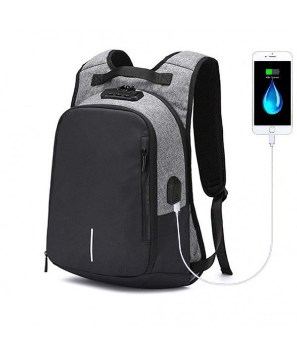 Anti Theft Backpack Charging Waterproof Notebook