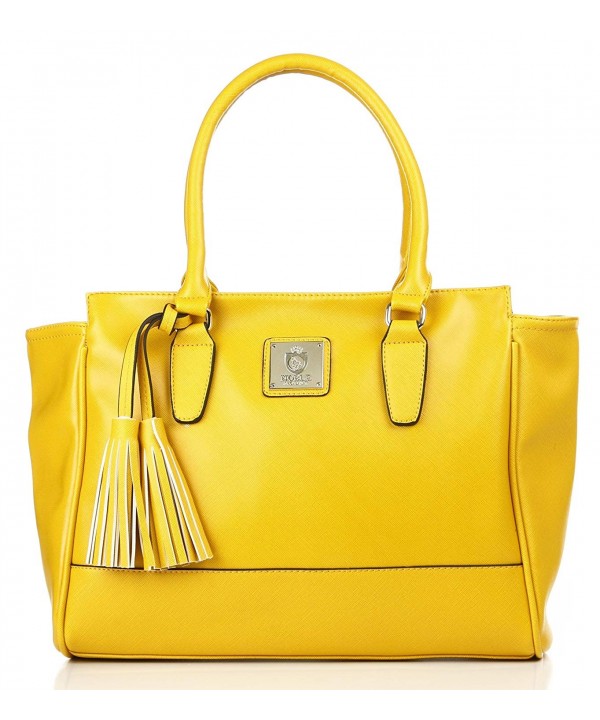 Juliette Satchel/Handbag - Mustard - CE11CHCS33H