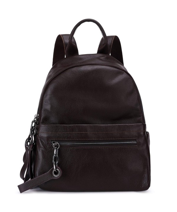 Pebble Leather Backpack Shoulder College