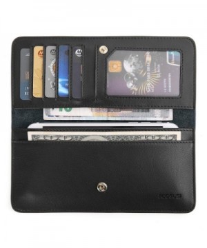 ECOSUSI Wallet Bifold Leather Minimalist