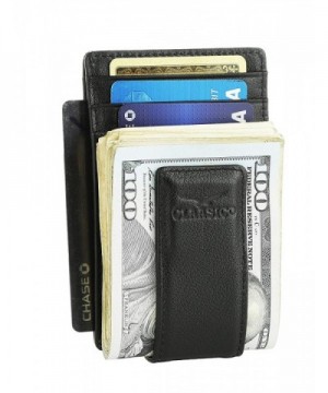 Leather Wallet Pocket Blocking Magnetic