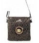 Licensed Cutwork Messenger Handbag KF 4607