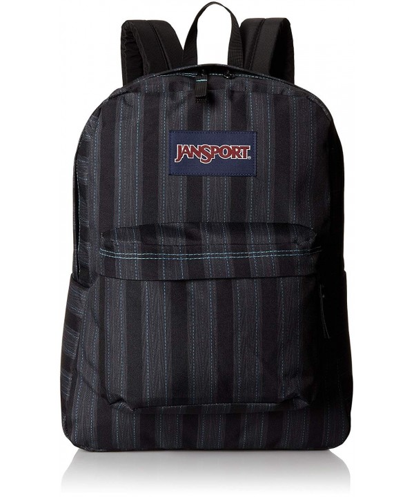 JanSport Superbreak Backpack Mammoth Pinstripe