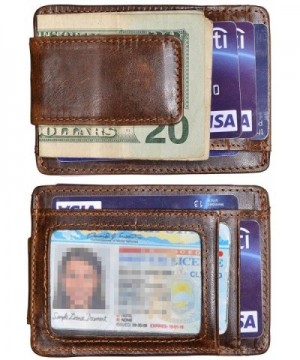 Hopsooken Pocket Wallet Leather Minimalist