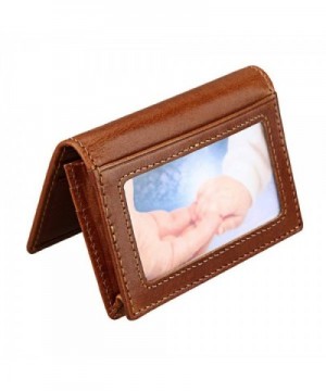 Hibate Leather Blocking Credit Holder