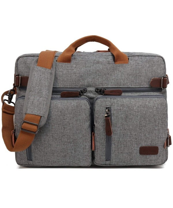 Kenox Messenger Briefcase Convertible Greyfabric