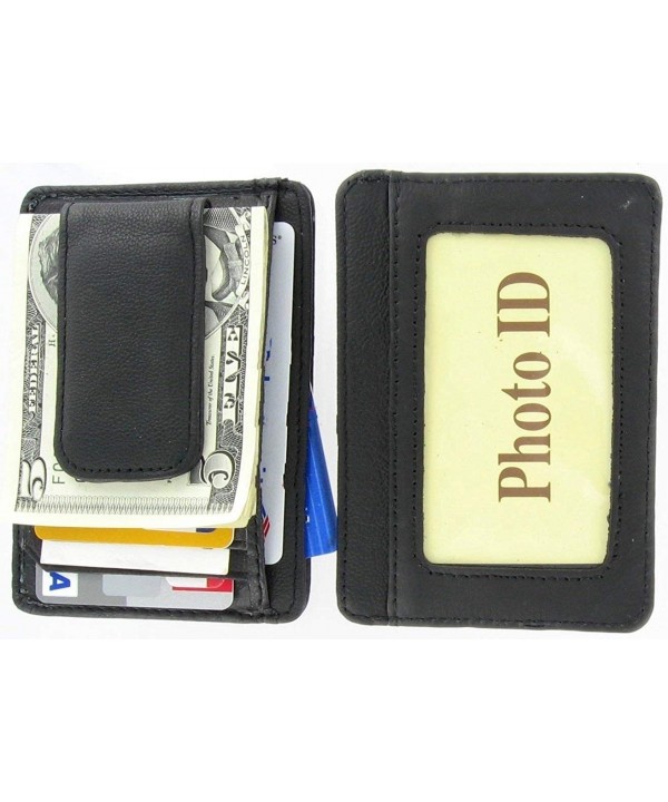 Leather Wallet Credit Holder Pocket