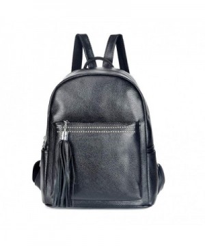 DSLONG Backpack Leather Rucksack Shoulder
