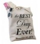 Personalized Best Ever Wedding Canvas