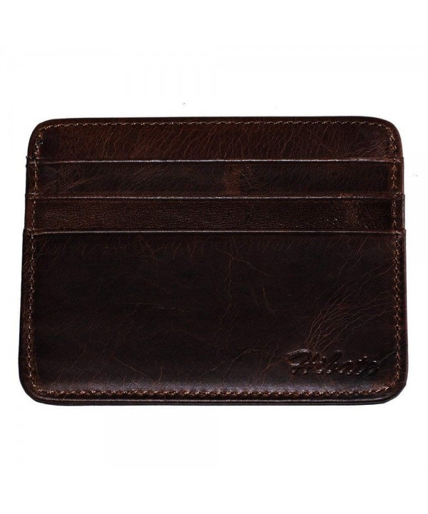 Hibate Leather Credit Holder Wallet