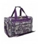 Purple Paisley NGIL Canvas Duffle