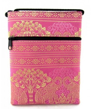 Crossbody Cellphone Elephant Pink Champagne