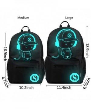 Laptop Backpack Charging Bookbag Luminous