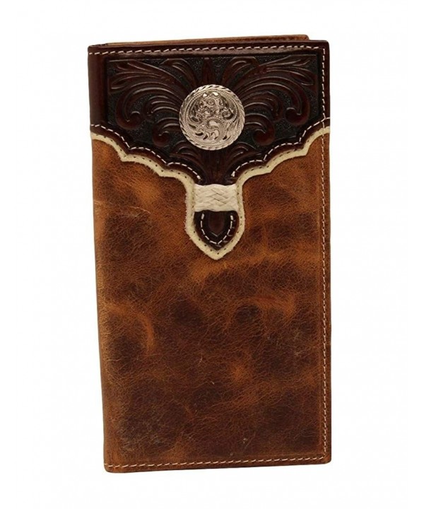 Nocona Embossed Scroll Design Wallet