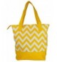Ever Moda Chevron Canvas Yellow
