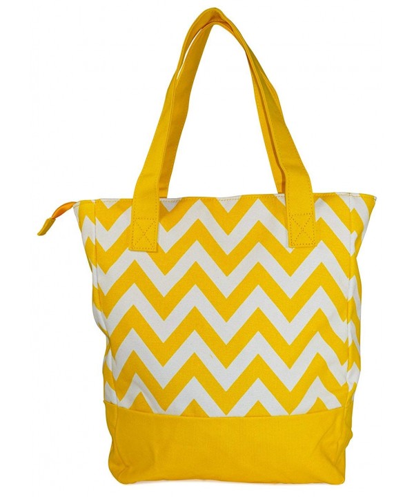 Ever Moda Chevron Canvas Yellow