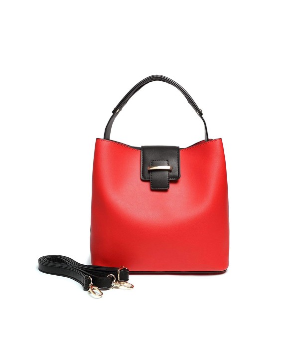 Satispac Womens Simple Buckle Handbag