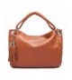 IuhaTop Leather Tassel Satchel Shoulder