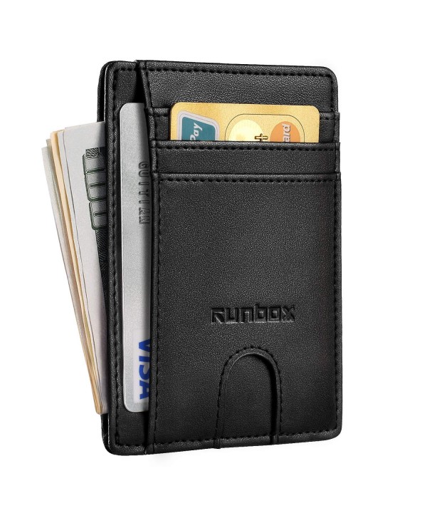 Minimalist Wallets Blocking Genuine Leather