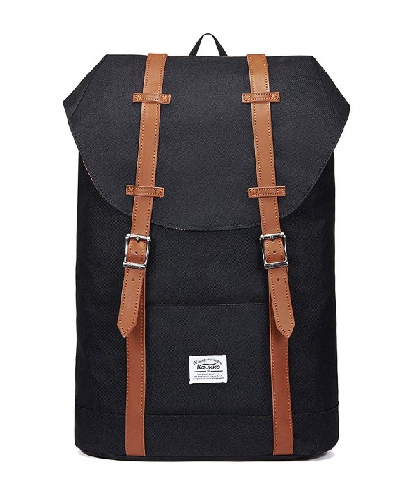 Lightweight Backpack Rucksack KAUKKO NYLON BLACK