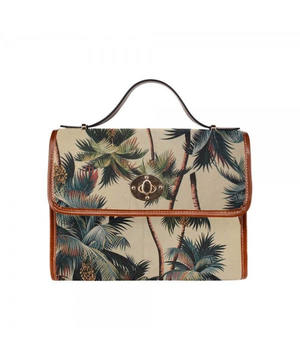 D Story Custom Palm Canvas Handbag