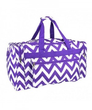 Chevron Duffle Travel Monogram Purple